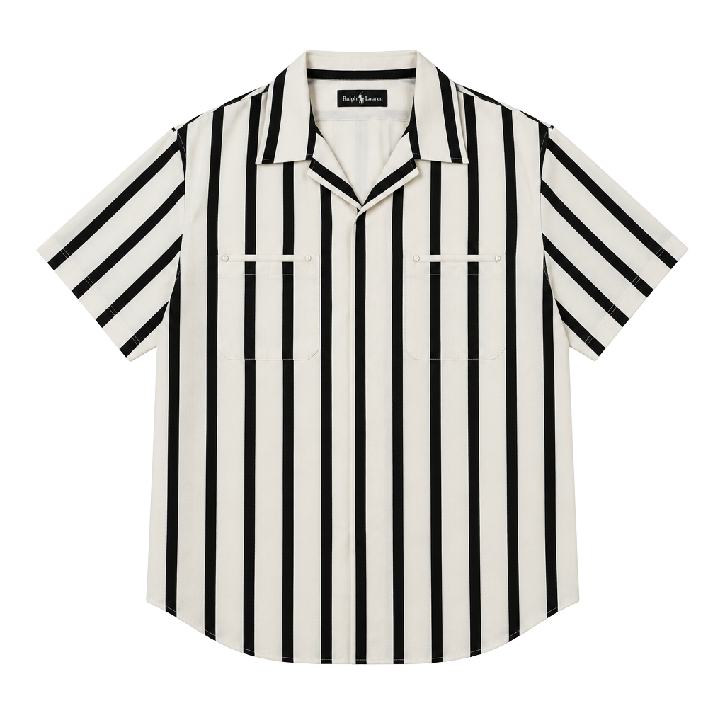 Express Striped Blouse Size L Black White Sleeveless V-Neck Top 1