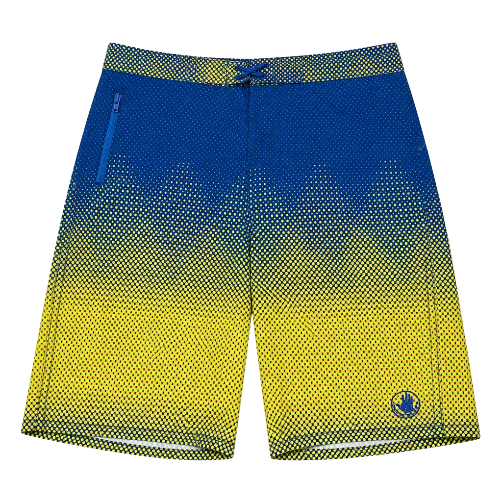 Body Glove Boys Swim Trunks Quick Dry Ombre Pixel Print Board Shorts Size 14-16 1