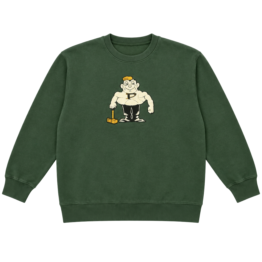 Champion Purdue Pete Sweatshirt Size 2XL Green Boilermakers Crewneck 1
