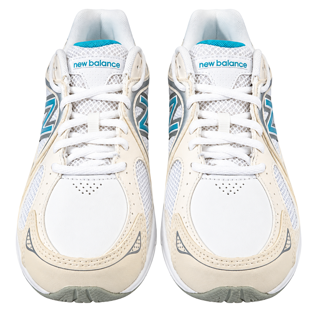 New Balance WW847WB Size 7 D Wide White Blue Walking Shoes Sneakers. Women shoes. Brand new. 1