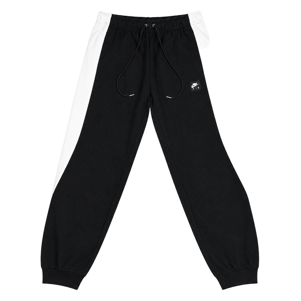 Nike Air Fleece Joggers Mens Medium Black White Cotton Polyester 1