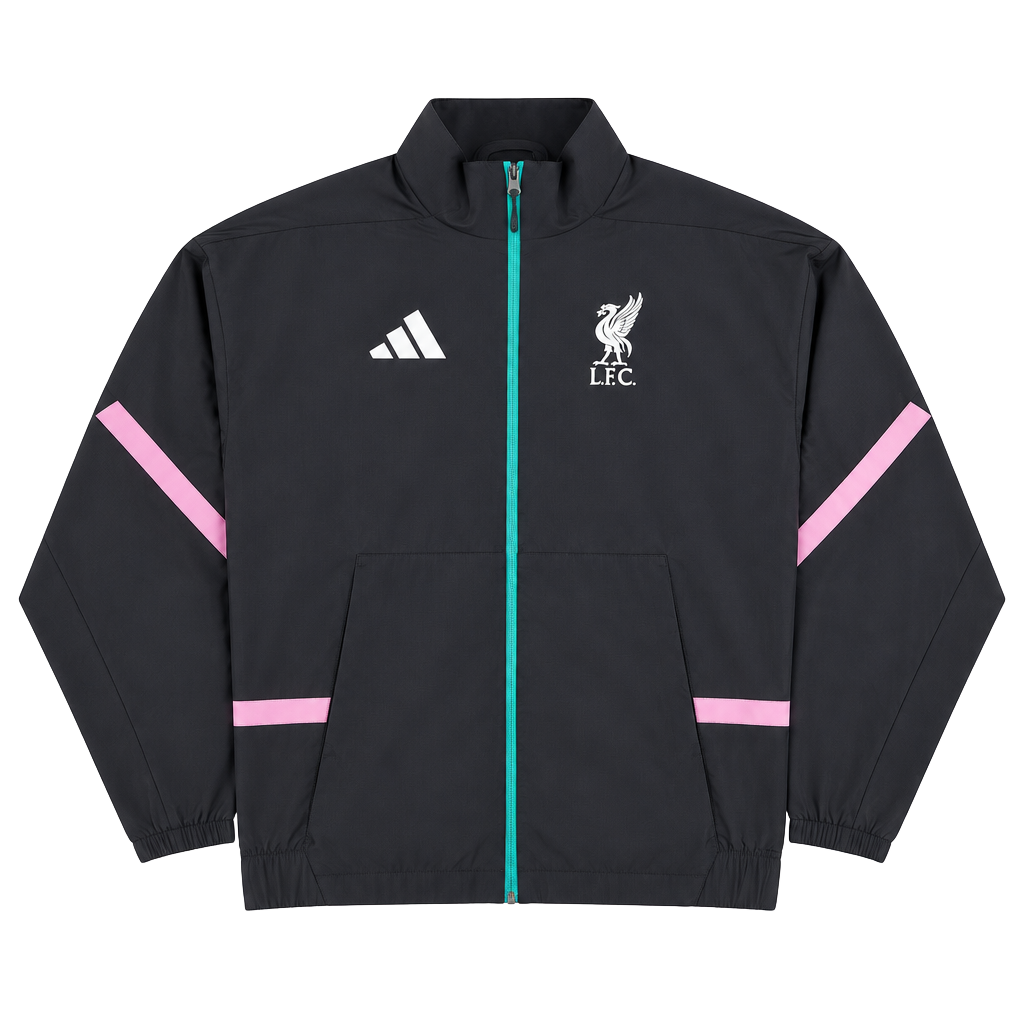 adidas LFC ANTH JKT jacket medium black Liverpool FC track top 1