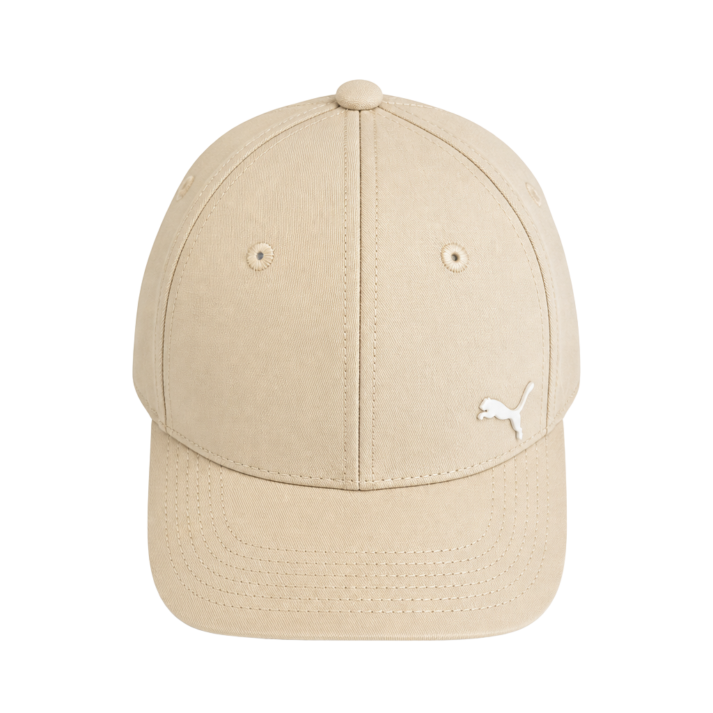 PUMA Evercat Alloy Stretch Fit Cap S/M Beige Tan PV1627 3D Cat Logo Hat
1