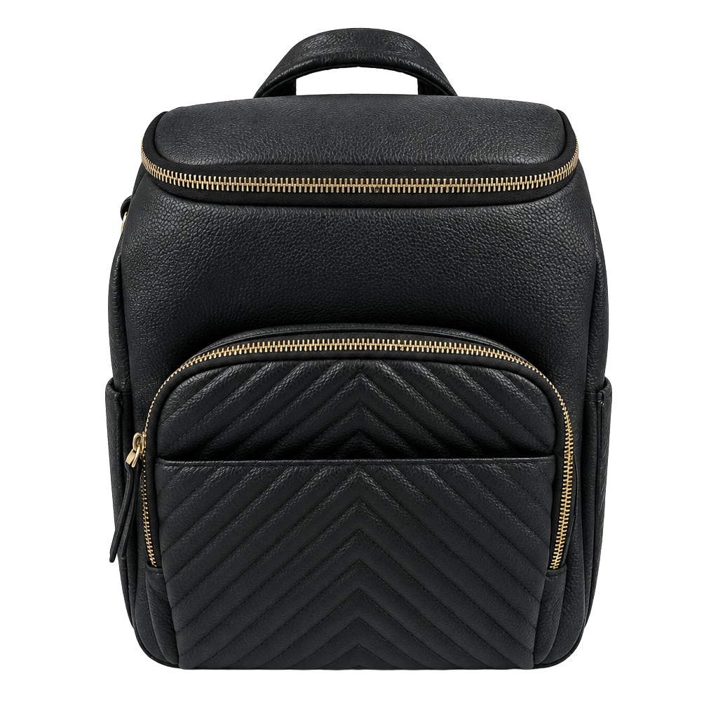 Desert Baby Goods Vegan Leather Diaper Bag Backpack 1