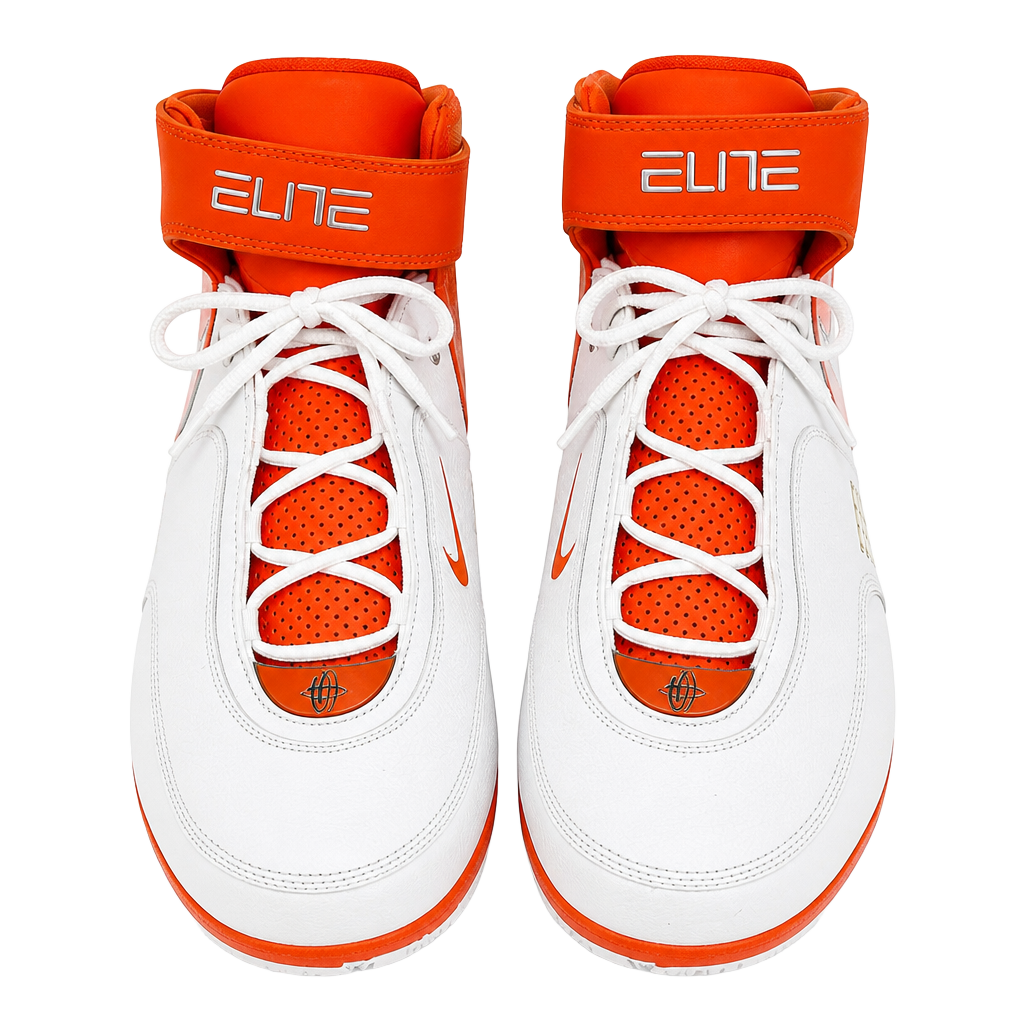 2006 Nike Air Max Elite TB White Team Orange Size 18 Unworn Deadstock 314185-911 1
