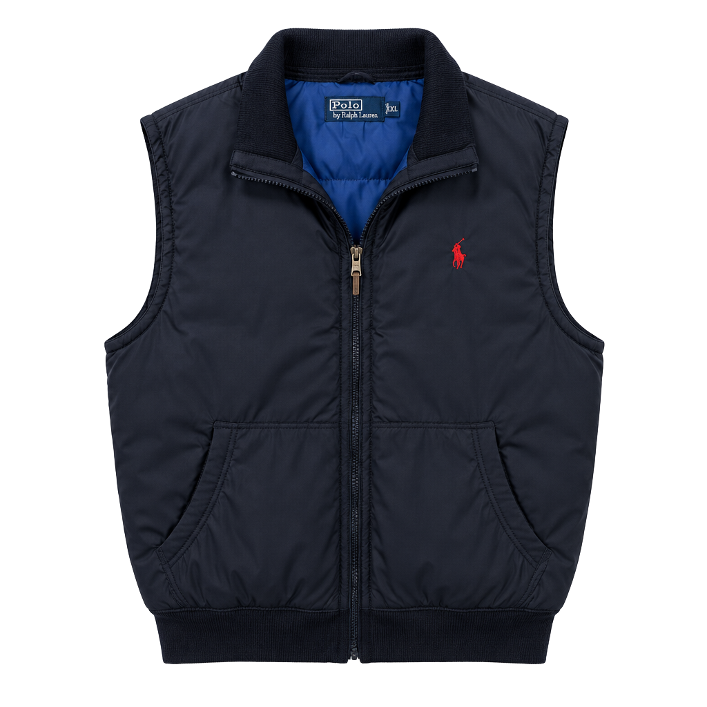 Polo by Ralph Lauren Down Puffer Vest Size XXL Navy Blue 1