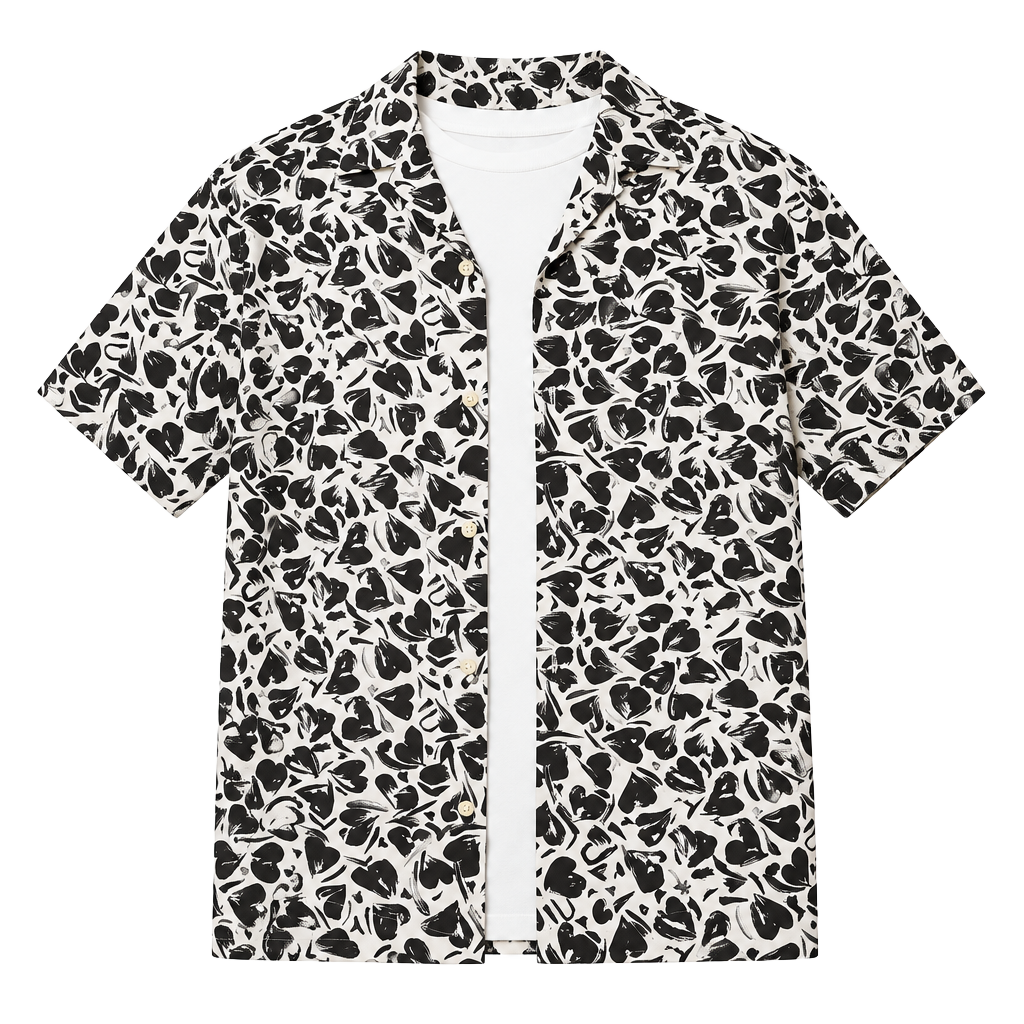 AllSaints Heartbreak Short Sleeve Shirt Size M 1