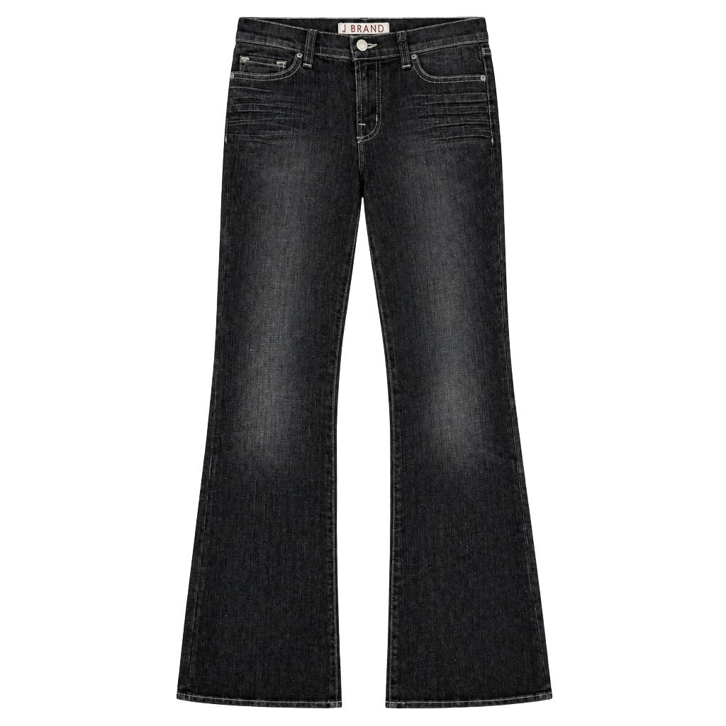 NWT J Brand Boot Cut Jeans Black Denim Size 28 1
