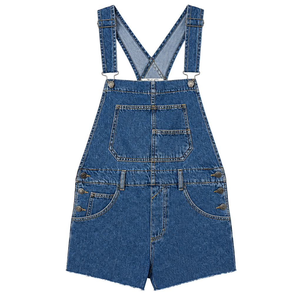 NWT We The Free Denim Shortalls Size XS 1