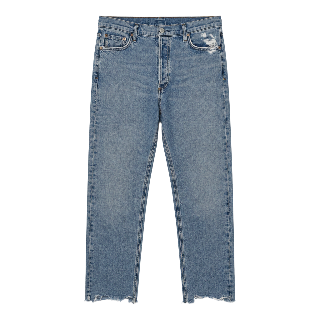 AGOLDE Nico High Rise Slim Fit Distressed Jeans Size 27 1