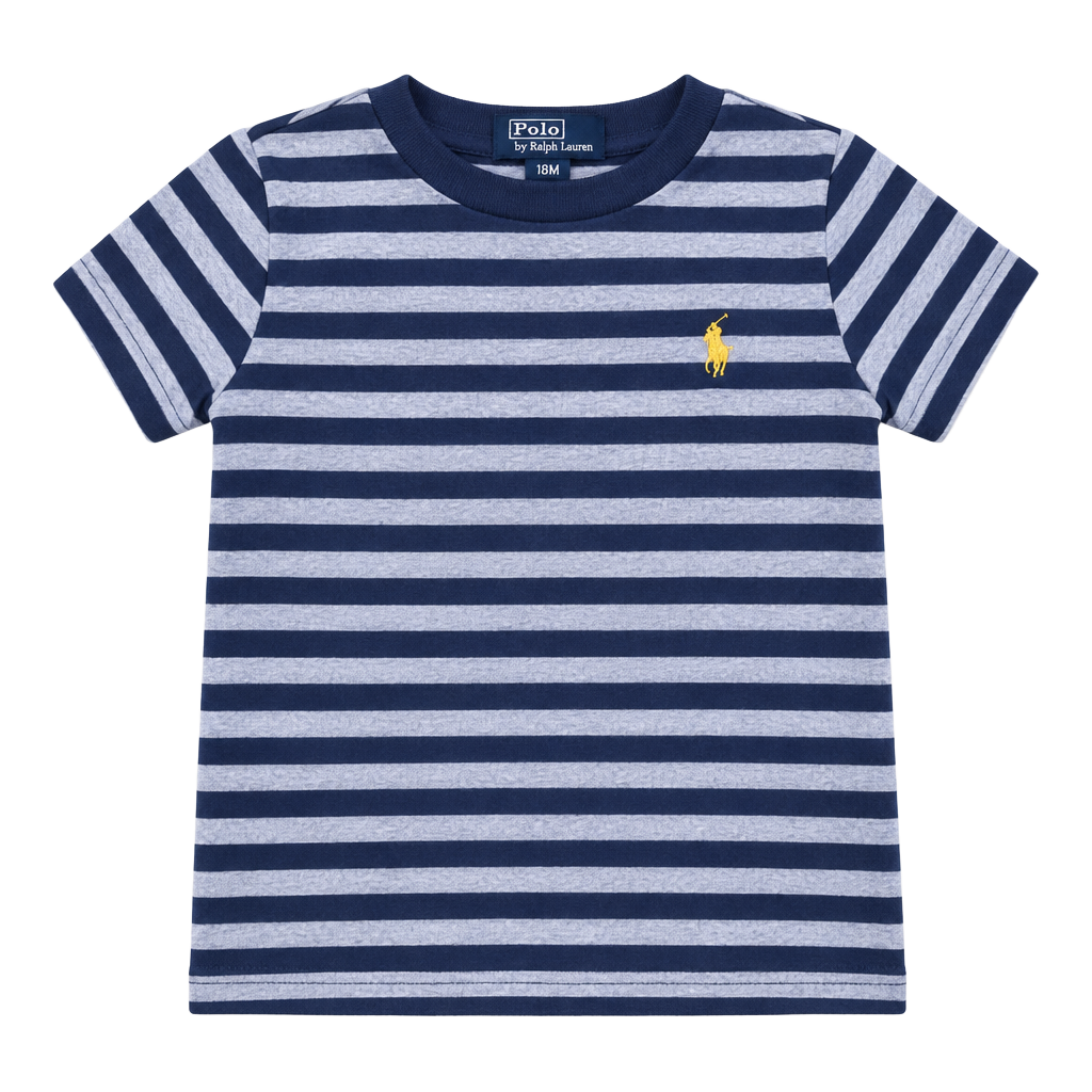 Polo By Ralph Lauren Striped T-Shirt Size 18M Blue 1