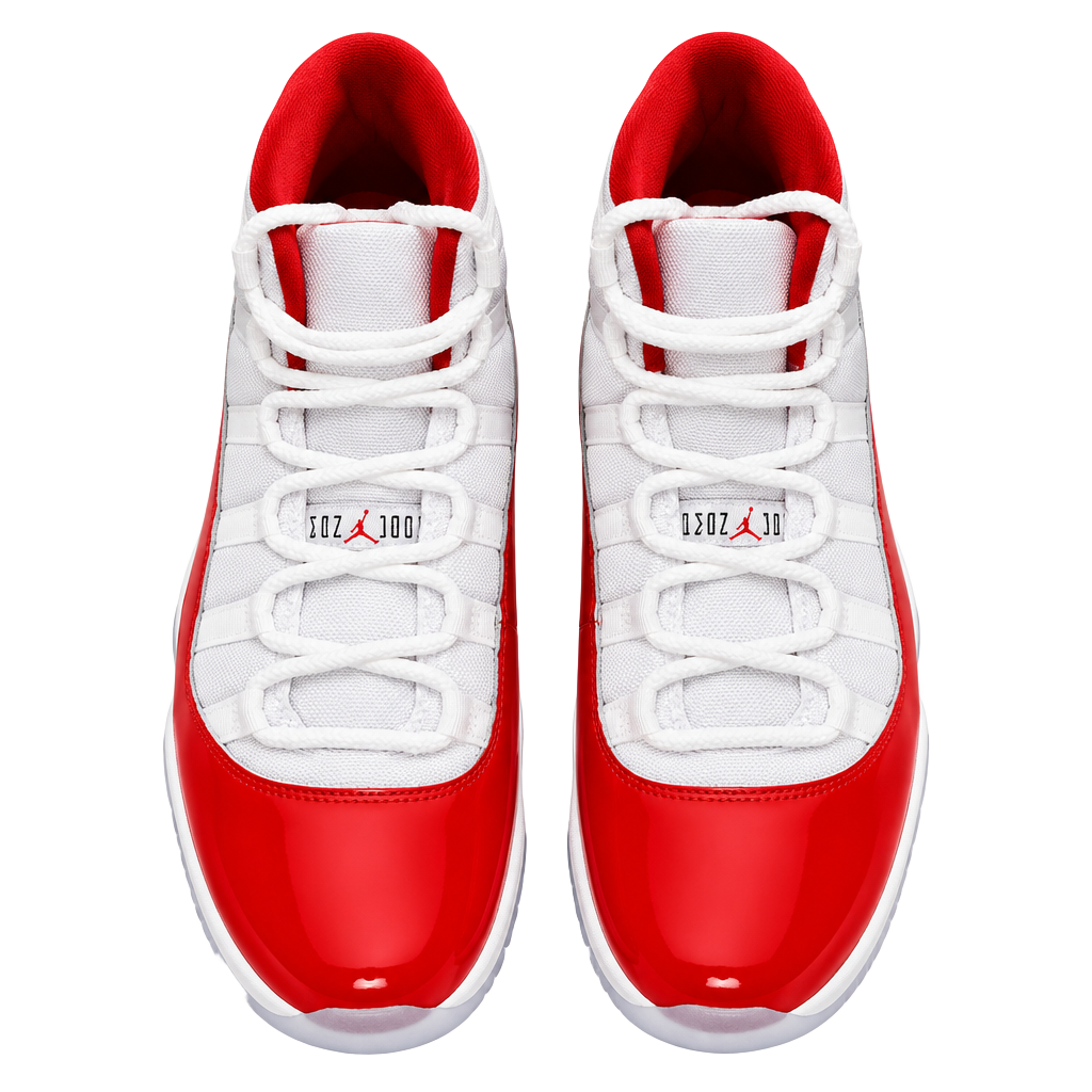 Air Jordan 11 Retro Size 10.5 White Red Sneakers 1