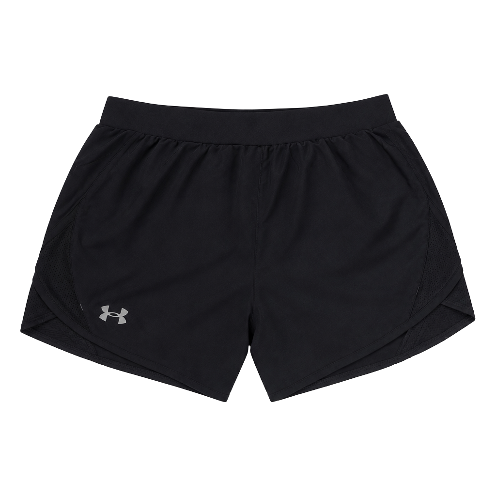 Under Armour HeatGear Running Shorts Style 1350196 Black 1