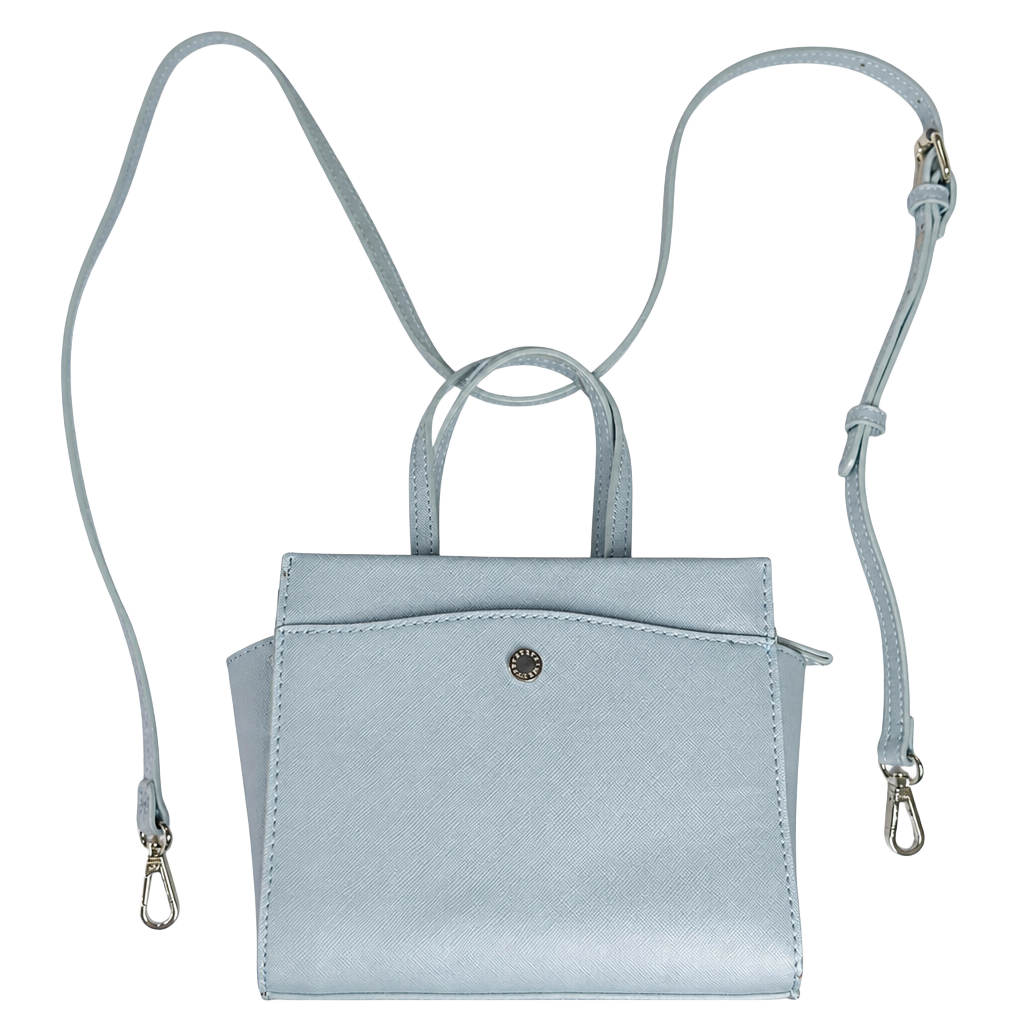 light blue Steve Madden mini satchel crossbody bag 1