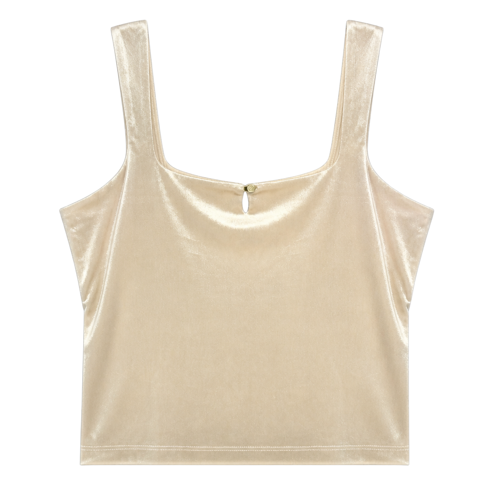 Wild Fable Cream Velvet Tank Top Size S 1