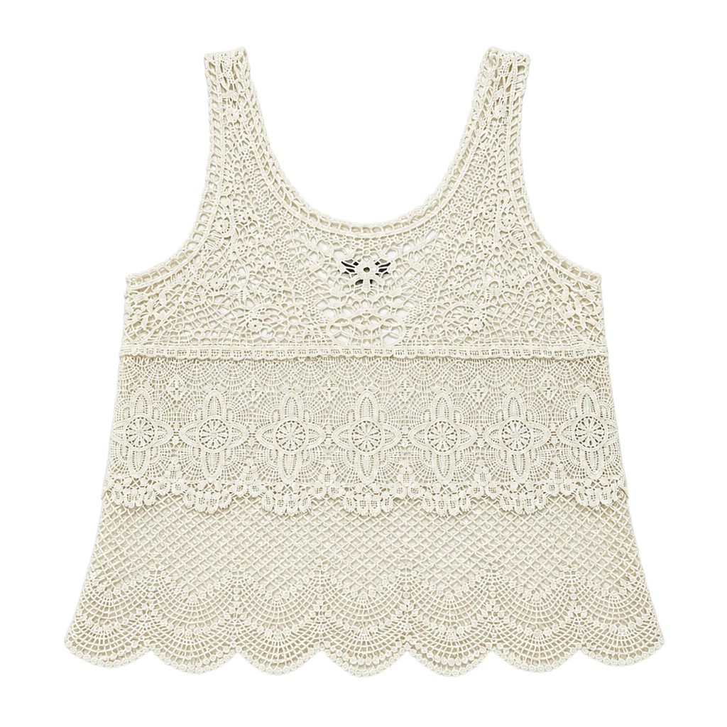 American Eagle Outfitters Crochet Lace Tank Top 1