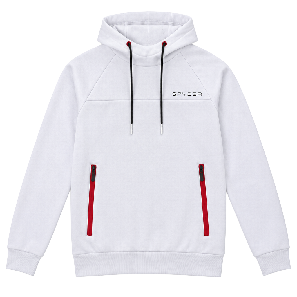 SPYDER White Hoodie 1