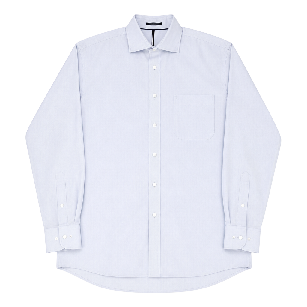 Tommy Hilfiger Regular Fit Stretch Wrinkle Resistant Blue M Button Dress Shirt 1