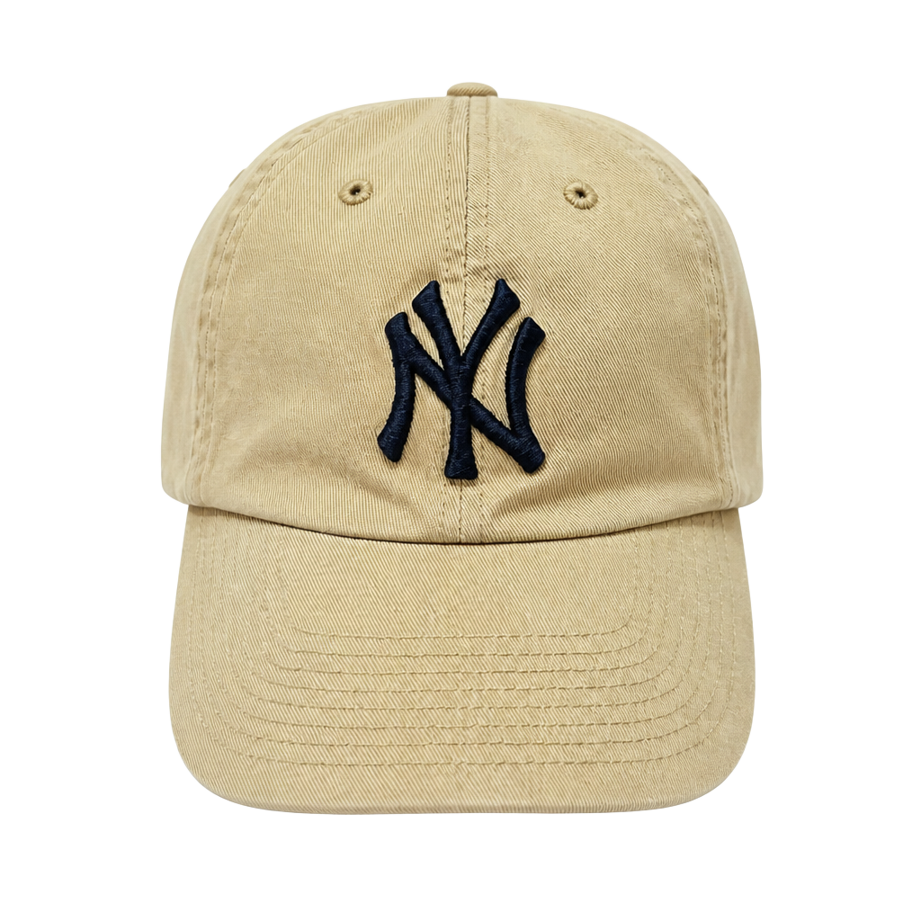'47 Brand New York Yankees Clean Up OSFA Khaki Baseball Cap 1