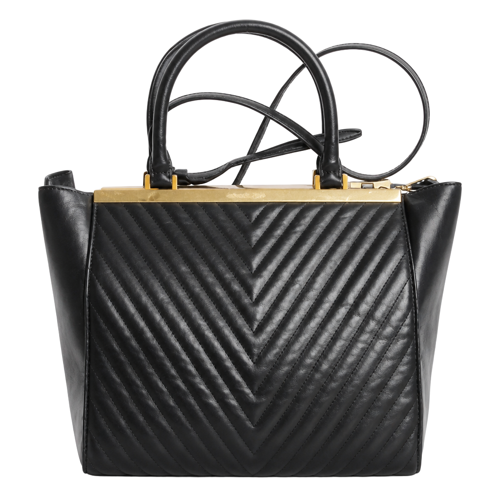 Michael Kors Black Quilted Leather Handbag 1