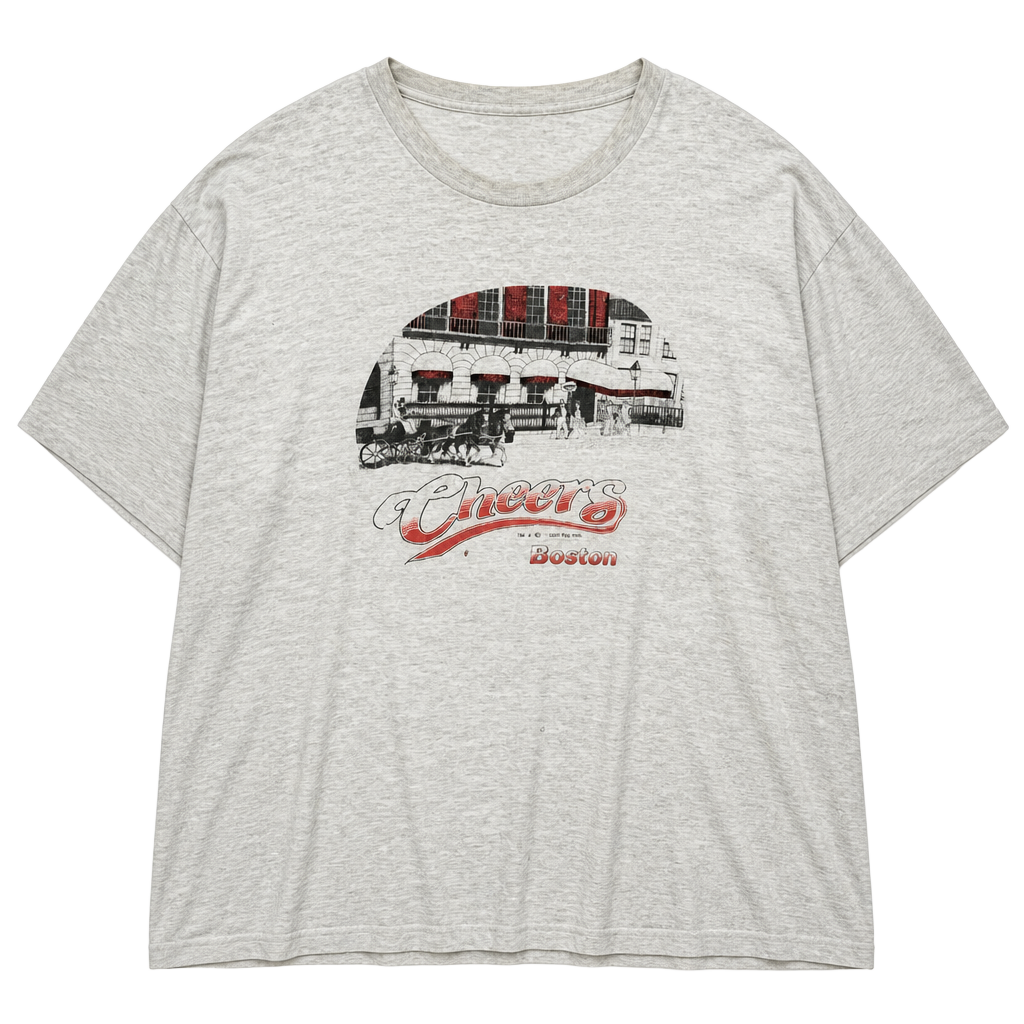 Lee Cheers Boston TV Show T-Shirt XXL Gray Vintage 1