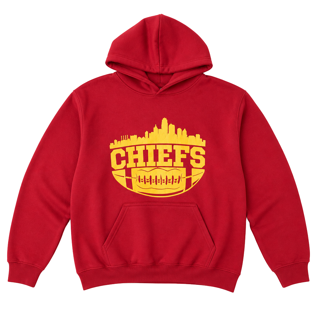 Kids Kansas City Chiefs Skyline NFL Hoodie
No tag, Boys S/M. 1