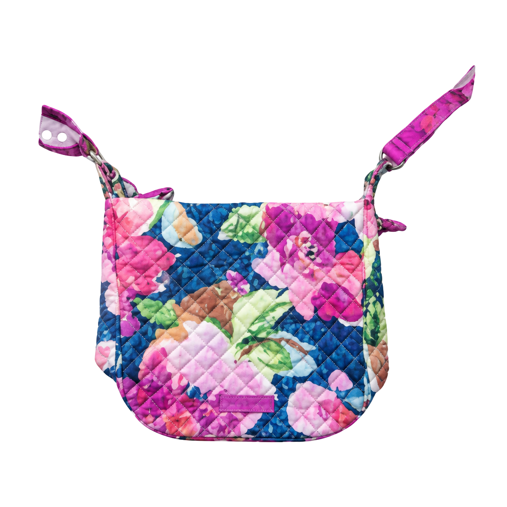 Vera Bradley Carson Mini Hobo Crossbody Bag Superbloom Quilted Floral 1