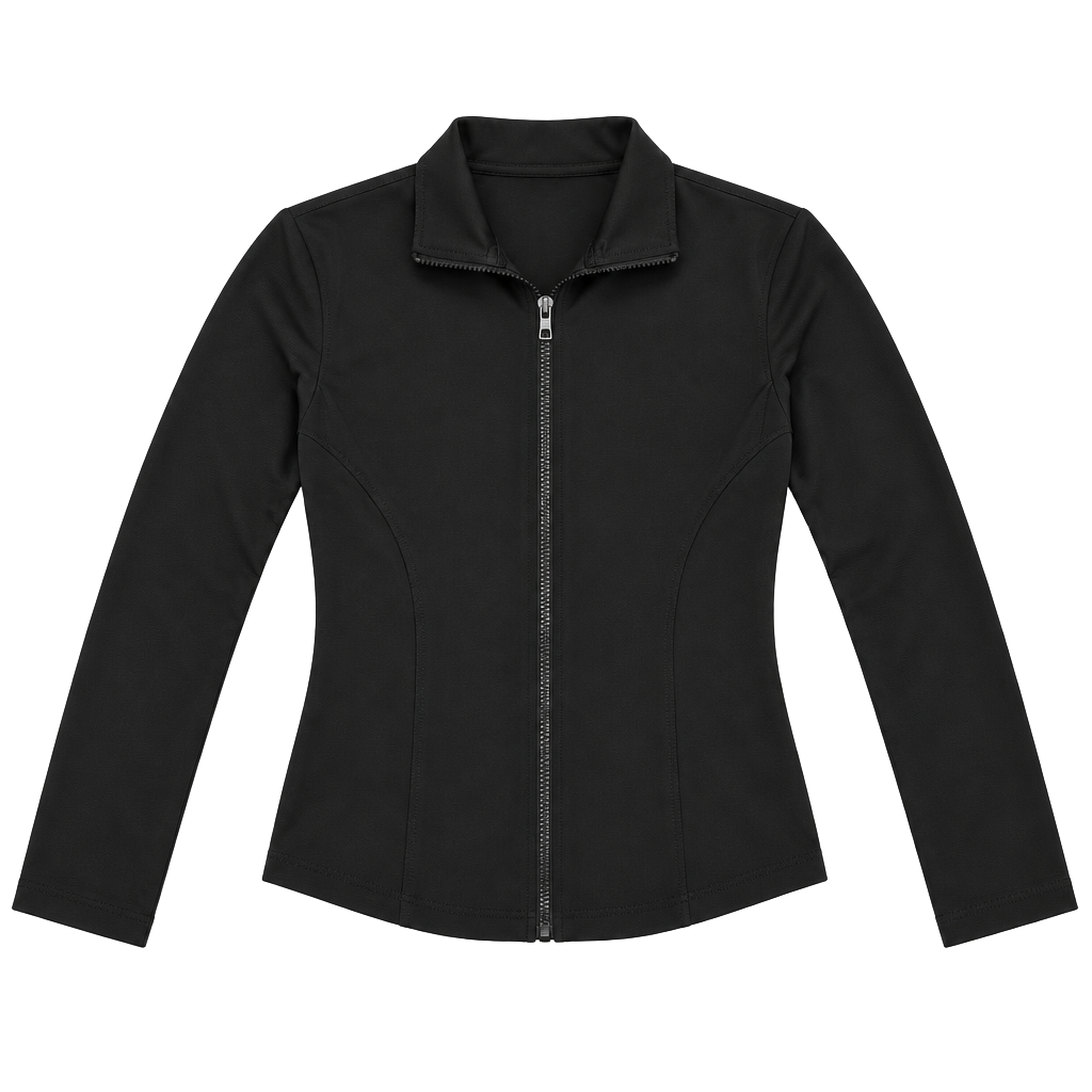 OFFLINE by Aerie The Hugger Full Zip Jacket Black 1