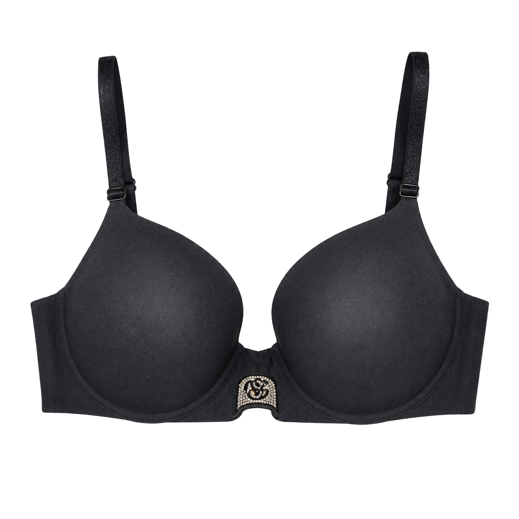 Victoria's Secret Shine Strap Push Up Bra Black 1