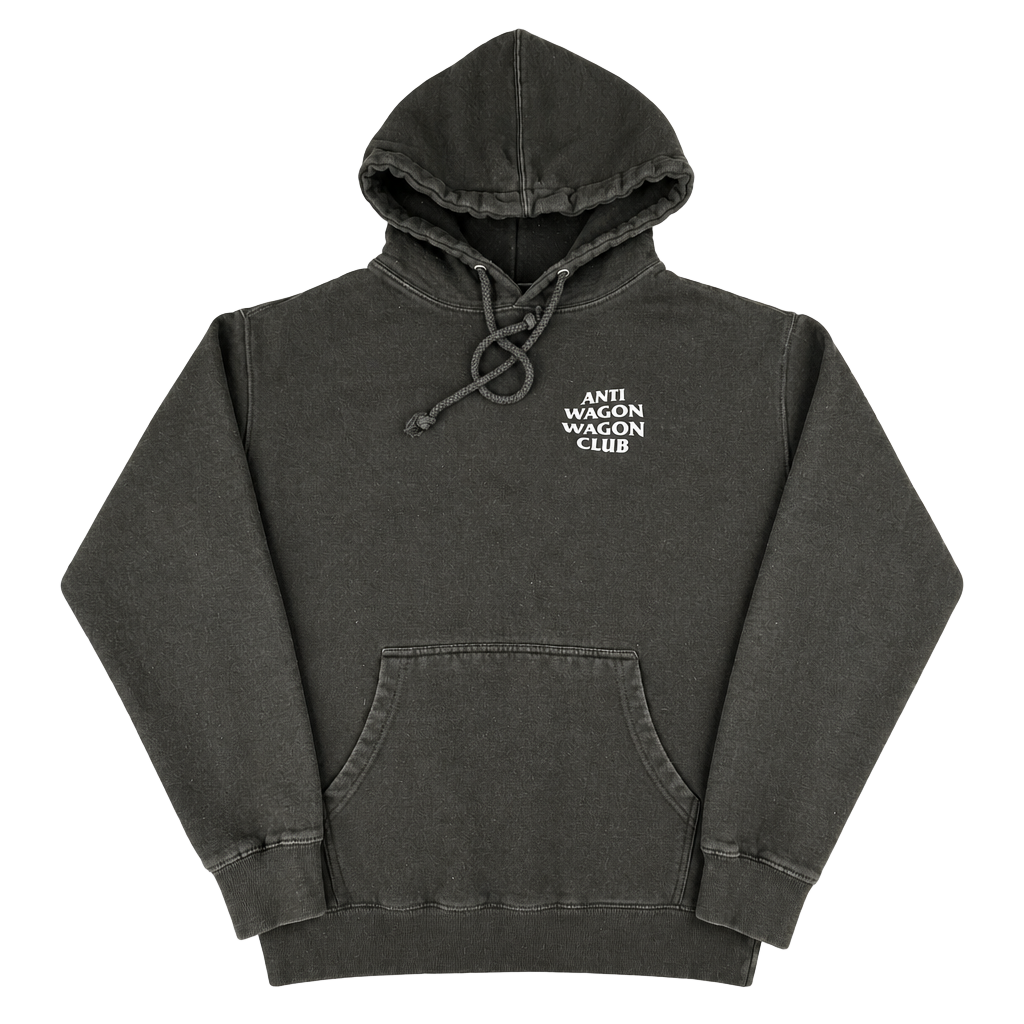 Welgoons Anti Wagon Wagon Club Hoodie Size M Black 1