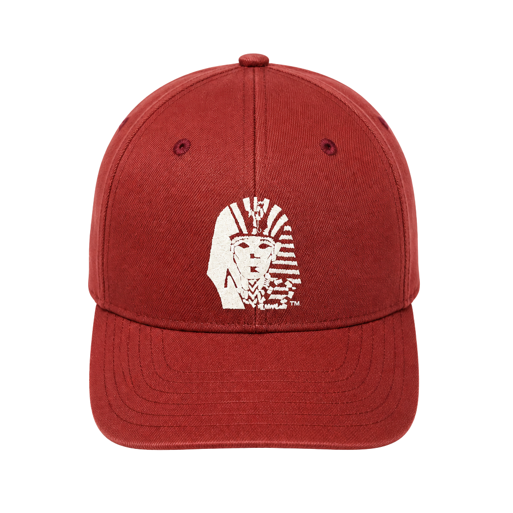 Last Kings Snapback Hat Maroon White Pharaoh Logo Made In USA 1