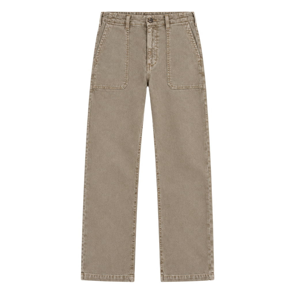 AG Analeigh High-Rise Straight Crop Pants Sulfur Desert Taupe 1