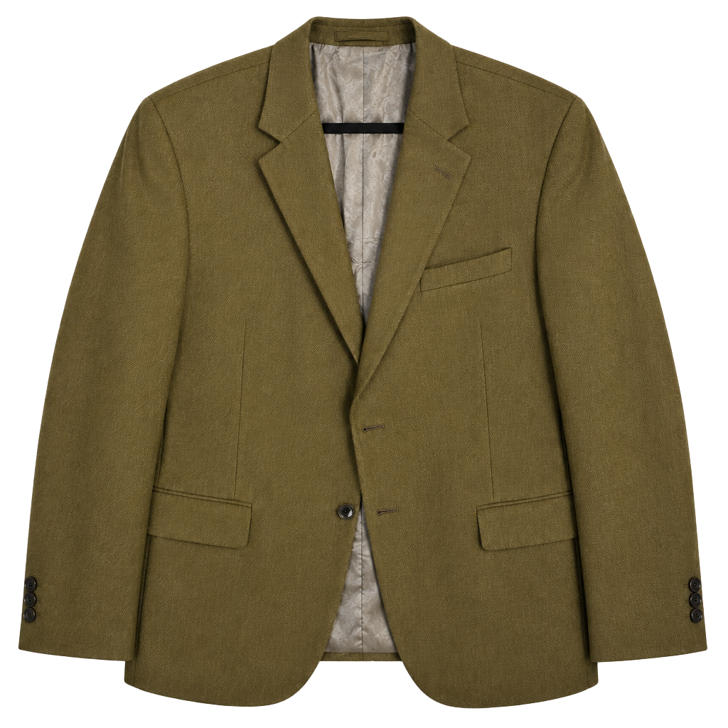 Jacket Blazer Brown Suede Outerwear 1