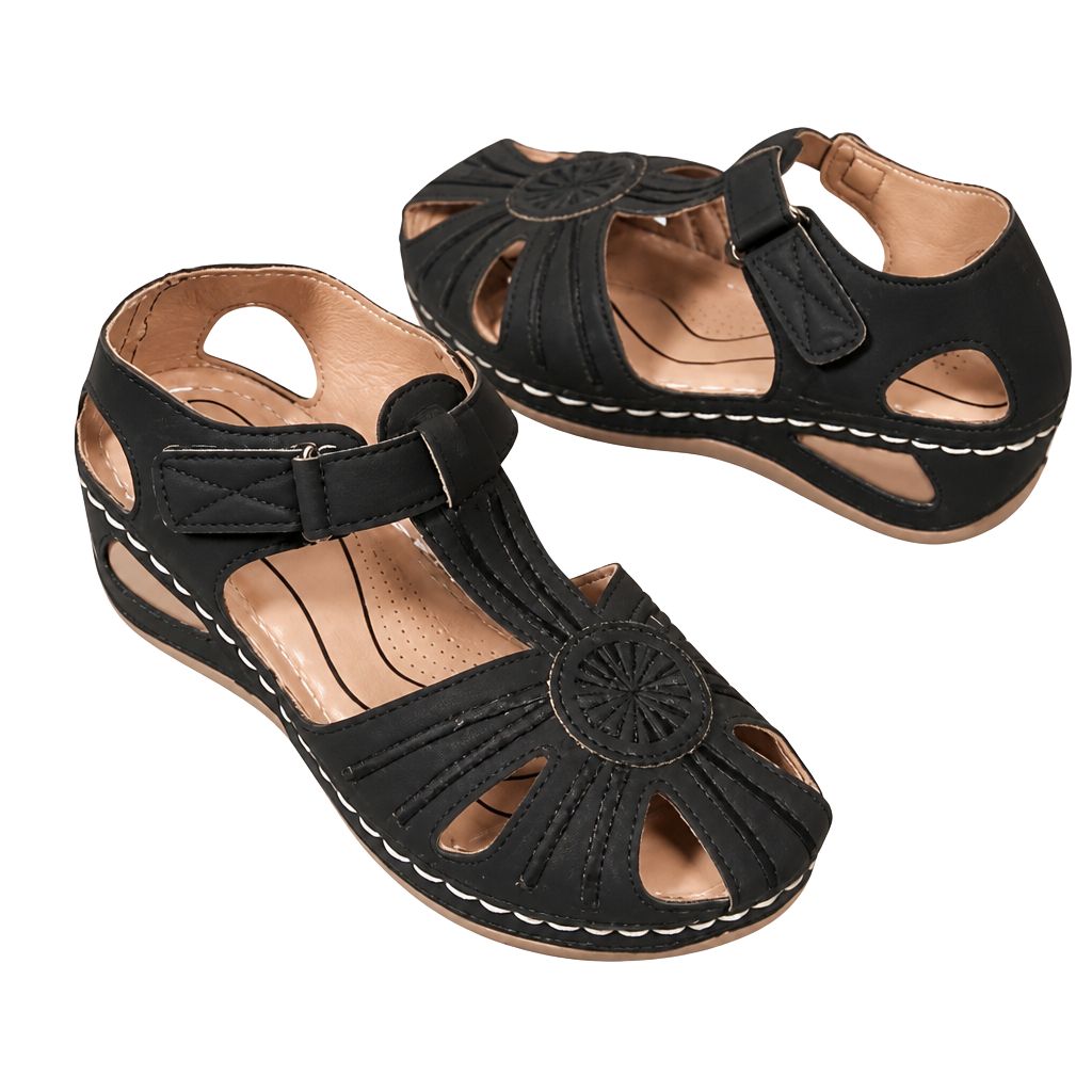 Women Sandals Summer Sandals For 2025 Closed Toe Comfort Dressy Fisherman Sandal Casual Bohemia Ankle Strap Hollow Out Outdoor Breathable With Arch Support Beach Shoe ,Us Size:9 - .com, 1