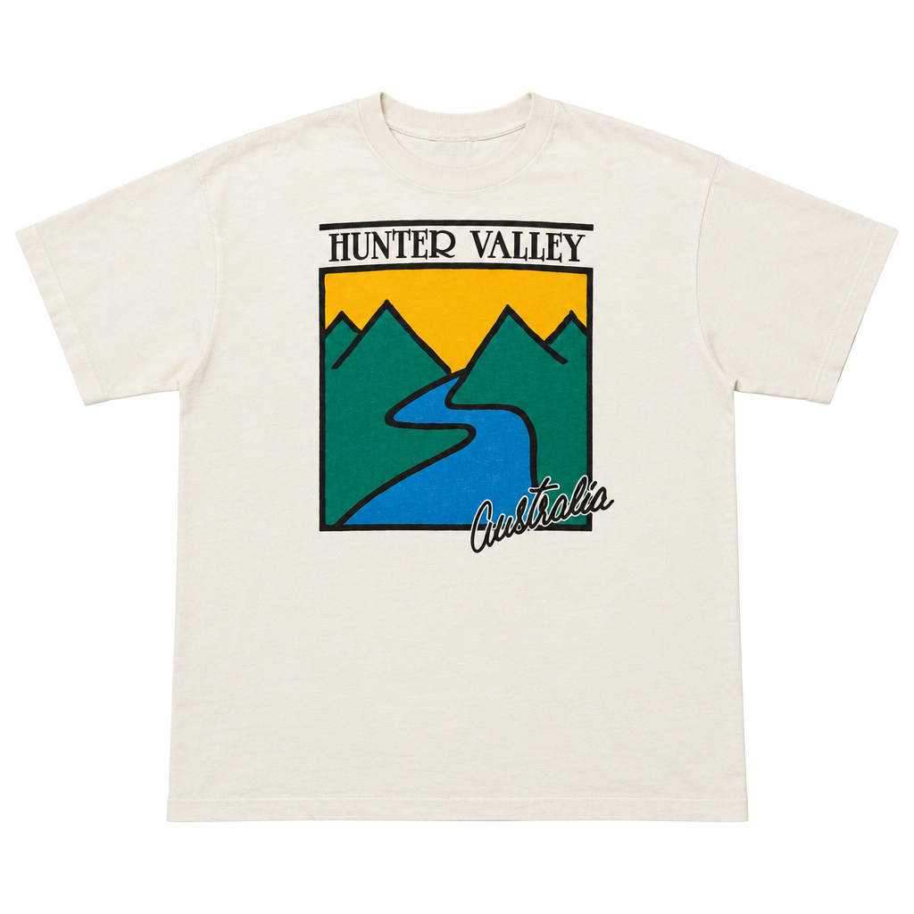 Made in Australia Rumours Hunter Valley Australia T-Shirt Size Large Vintage 1