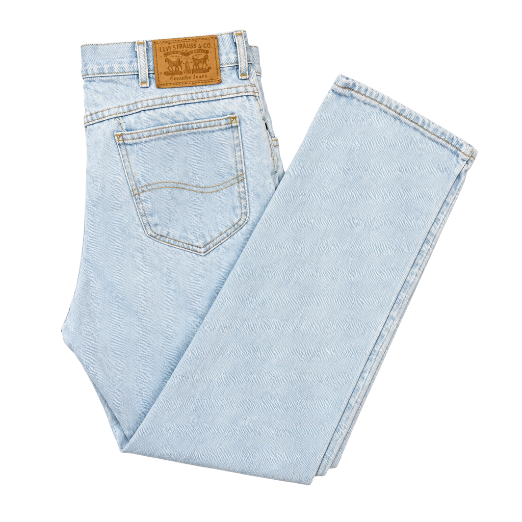 USA vintage Lee Vintage Light Wash Denim Jeans 34x30Straight Leg USA Made 1