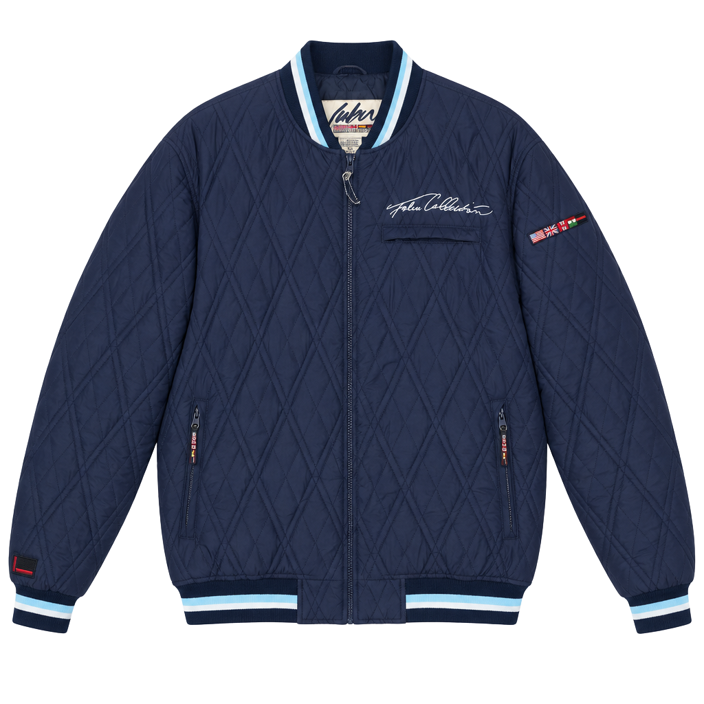 FUBU Collaboration Limited Edition jacket size xl blue quilted Y2K streetwear 1