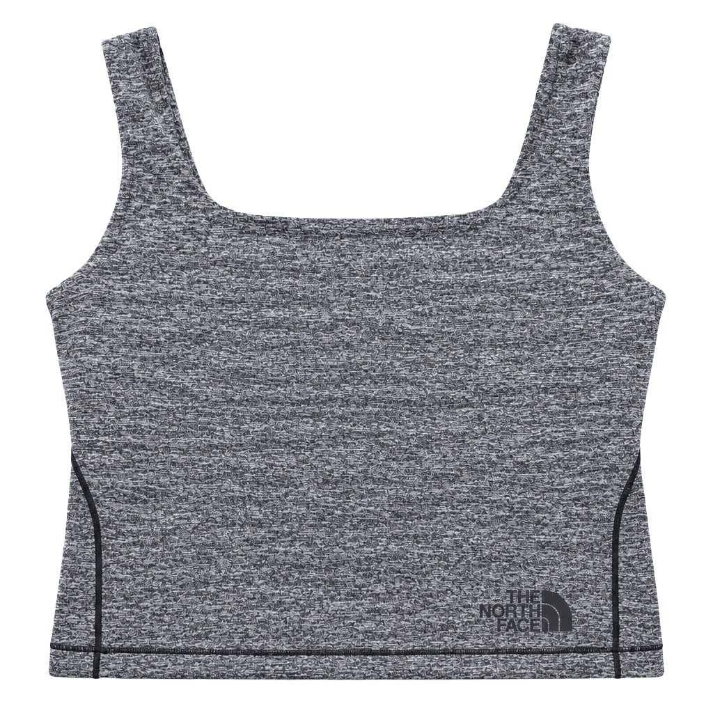 The North Face Athletic Tank Top Size S Gray Marled Crop (q1) 1