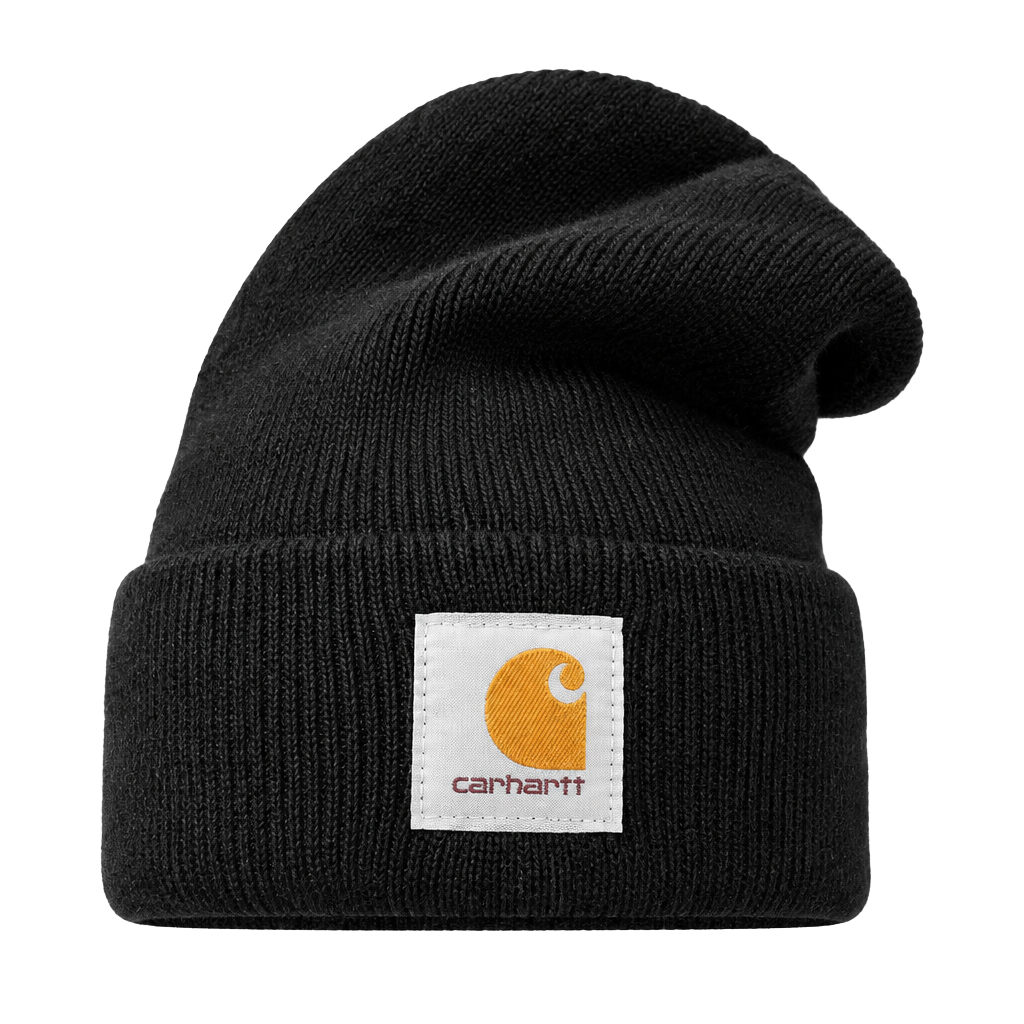 Carhartt Cuffed Knit Beanie Black Winter Hat 1