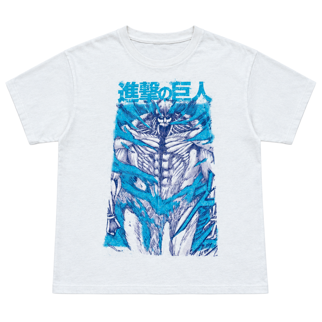 Attack On Titan Armored Titan Overlay Graphic T-Shirt Youth XS 1