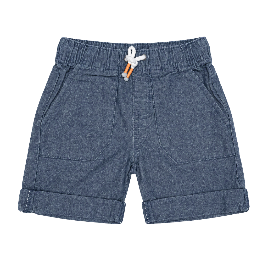 Tea Collection Chambray Sport Shorts - Indigo – Hopscotch Kids, 1