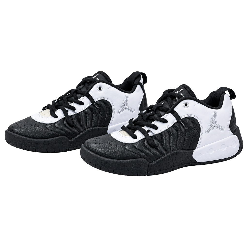 Jordan Jumpman Pro Low Size 5.5Y Black White Sneakers 372120-002 1