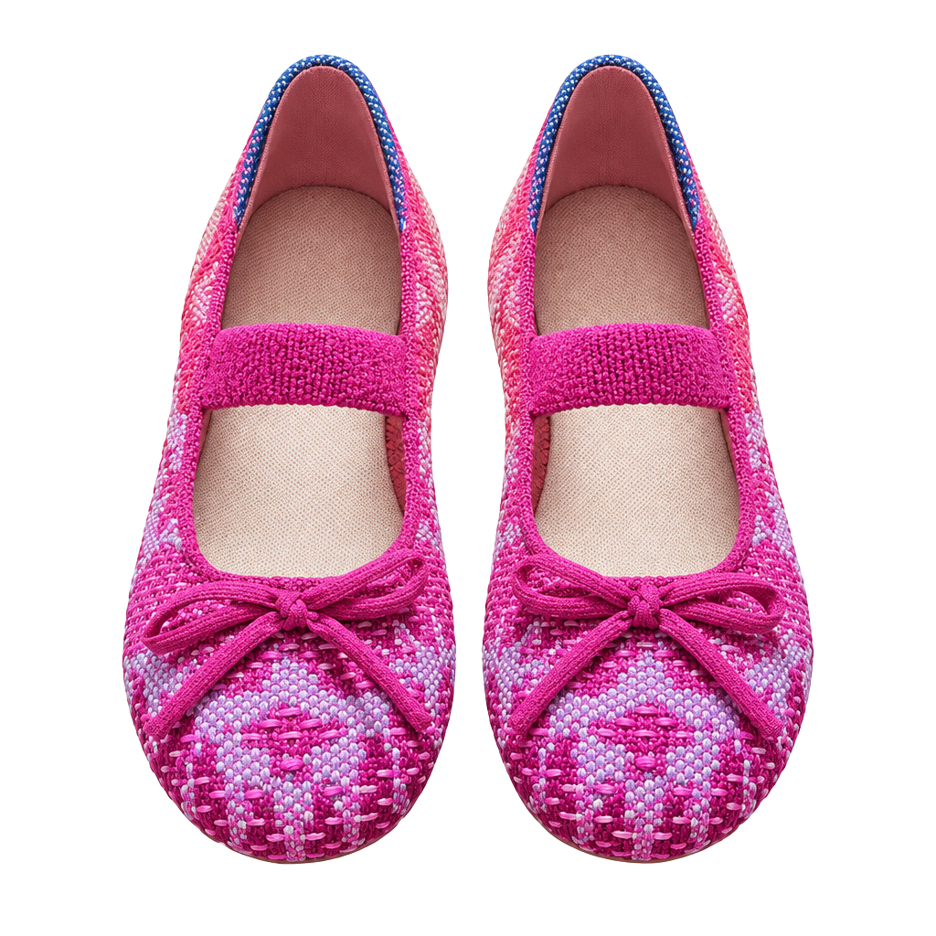 Rothy's Kids The Kids Big Bow Mary Jane Size 11 Pink 1