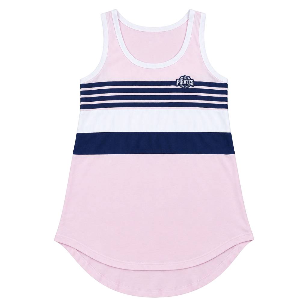 Victoria's Secret Pink Striped Tank Top Size XS Pink Blue White Racerback 1