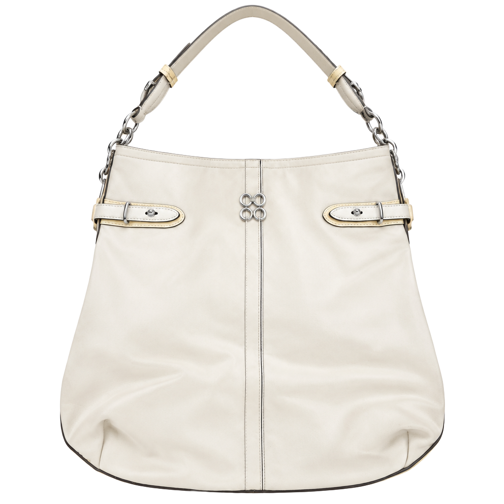 Coach Colette Cream Leather Shoulder Bag Hobo Handbag 1