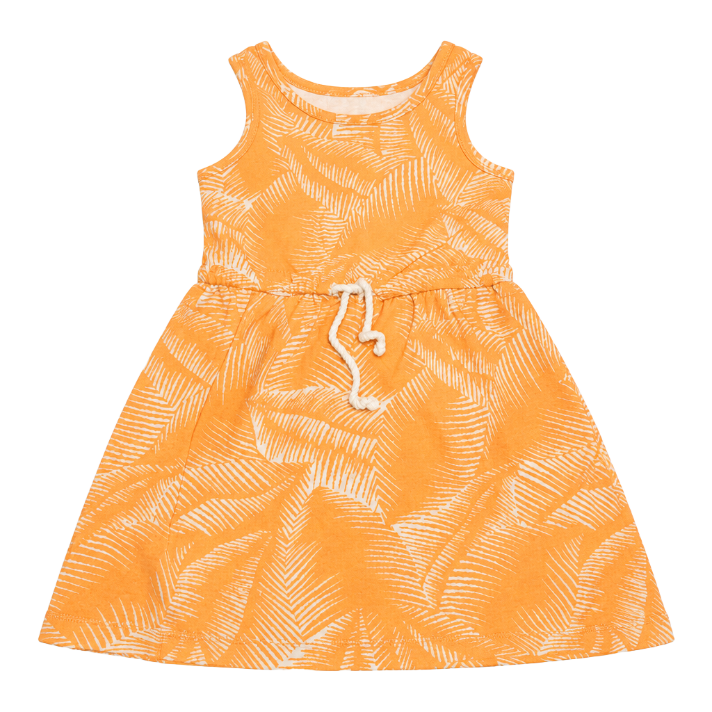 GAP KIDS ORANGE/WHITE 100% COTTON SLEEVELESS PULLOVER DRESS-XL(12)-NWOT 1