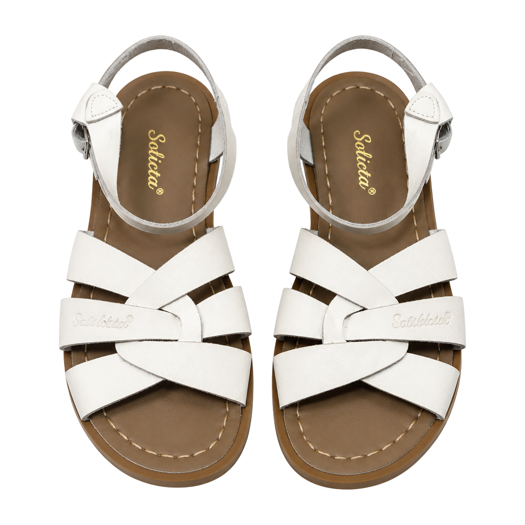 Salt Water The Original Sandal Size 5 White Leather 1