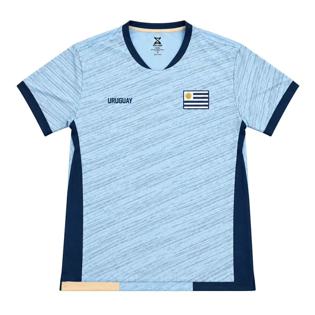 FLUTECH Uruguay Soccer Jersey Light Blue 1