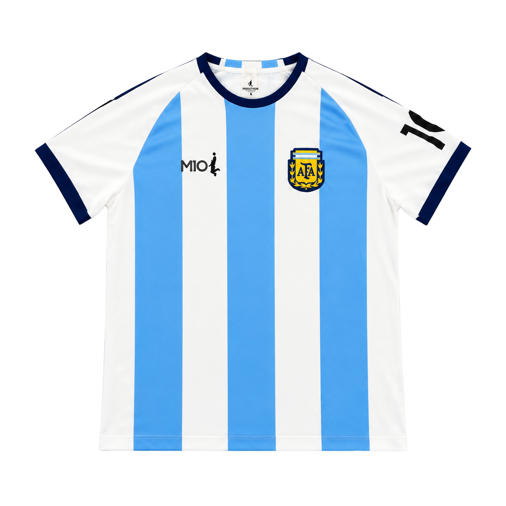 M10 Argentina Jersey Size S Blue White 1