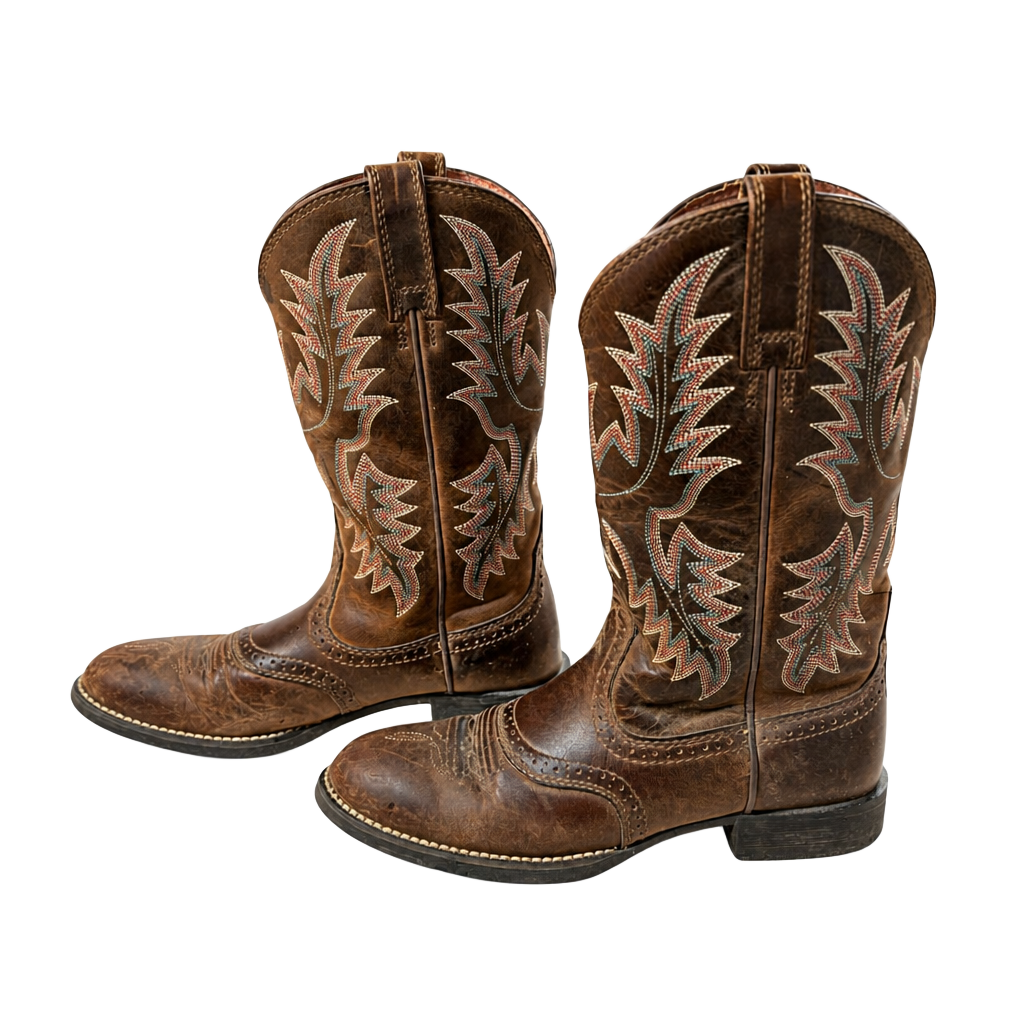 Ariat Heritage Stockman Women's Distressed Brown Western Cowboy Boots 1